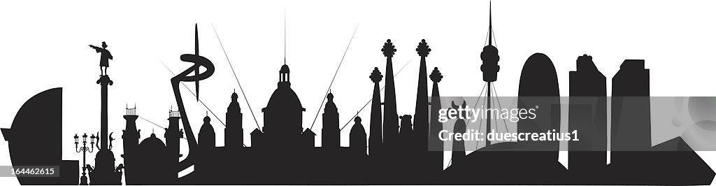 Barcelona Skyline