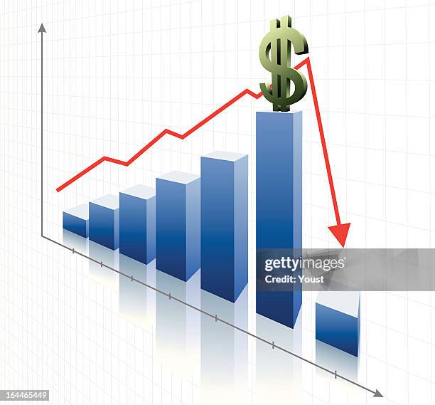757 Declining Line Graph High Res Illustrations - Getty Images