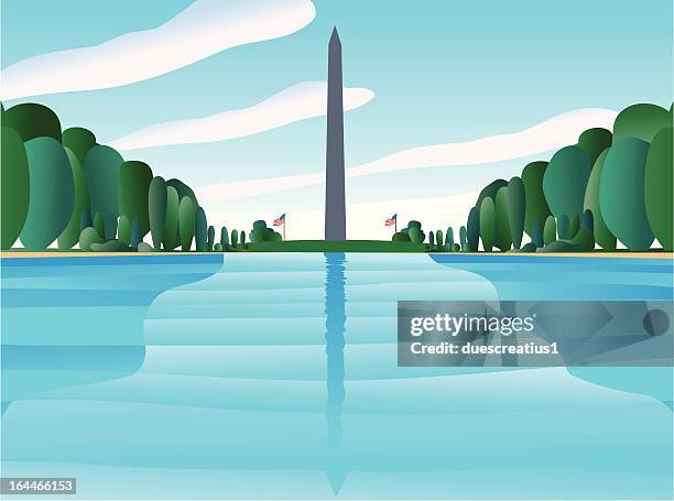 washington monument - washington monument stock-grafiken, -clipart, -cartoons und -symbole