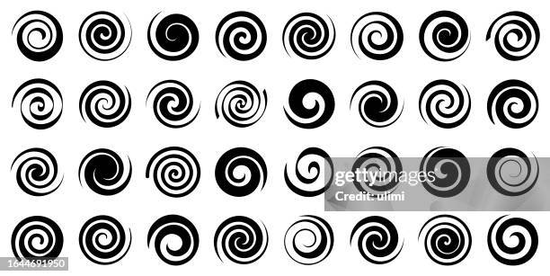 spirales - spiralmuster stock-grafiken, -clipart, -cartoons und -symbole