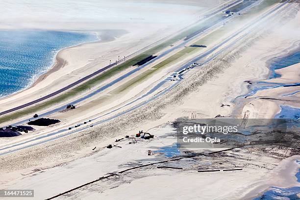 the second maasvlakte aerial - reclaimed land stock pictures, royalty-free photos & images