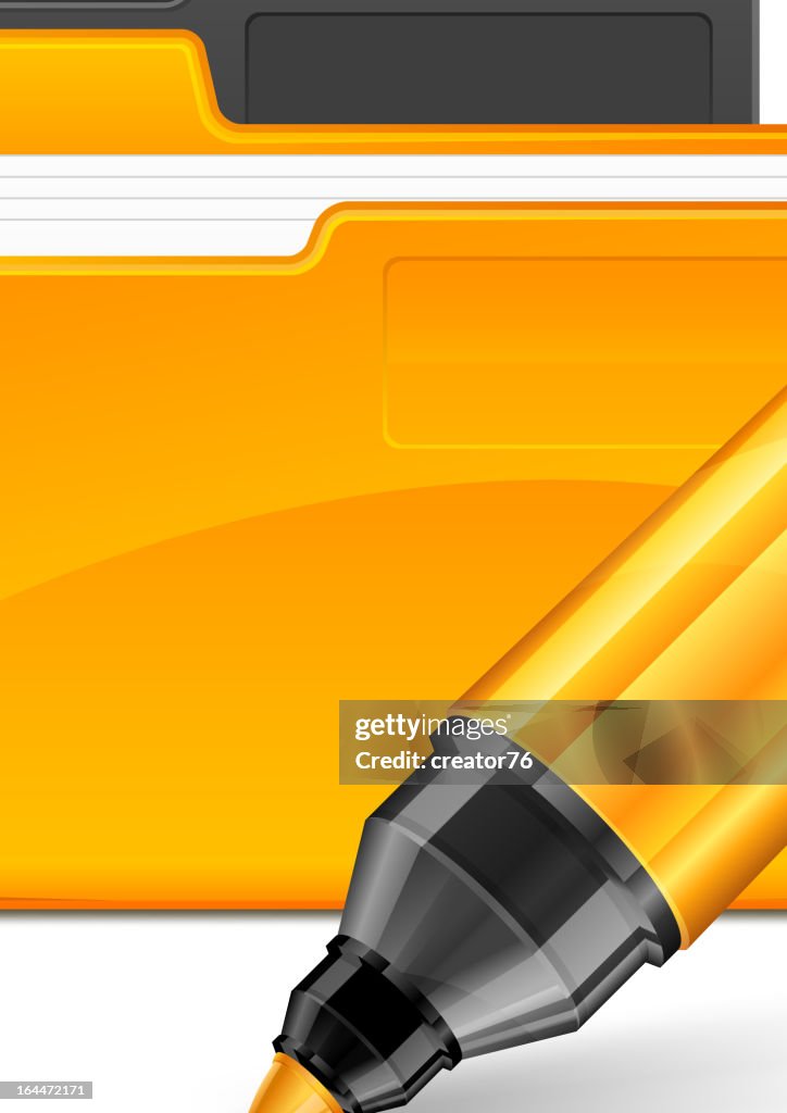 Folder Marker High-Res Vector Graphic - Getty Images