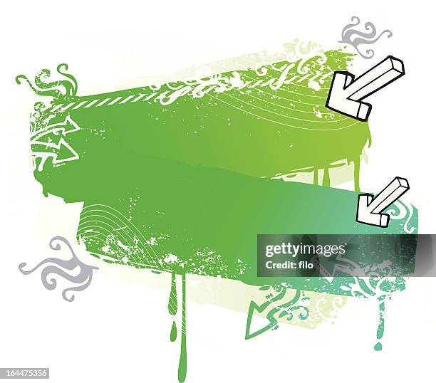 grunge message - line embellishment stock illustrations