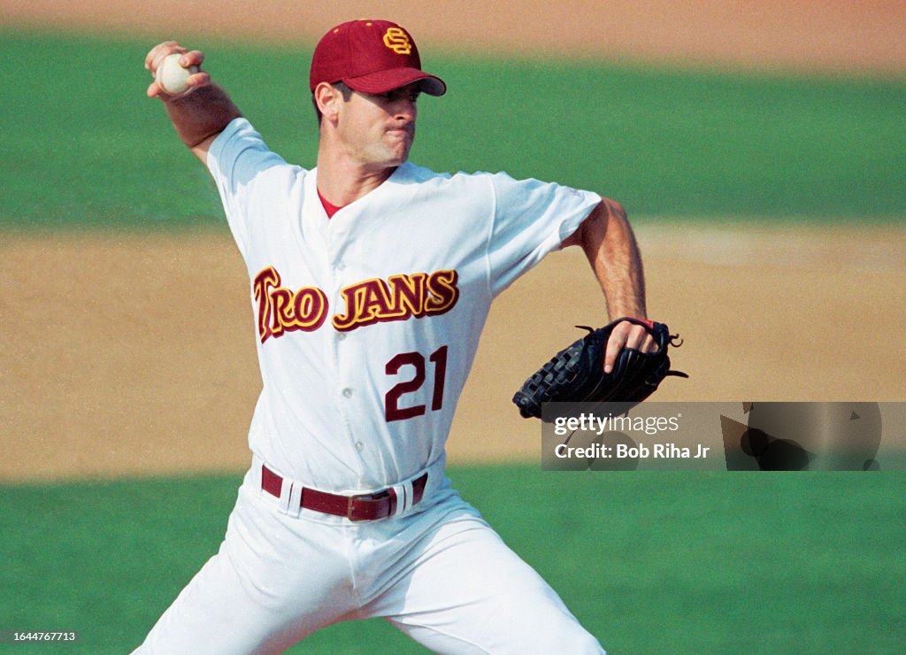 USC Pitcher Mark Prior Game Action