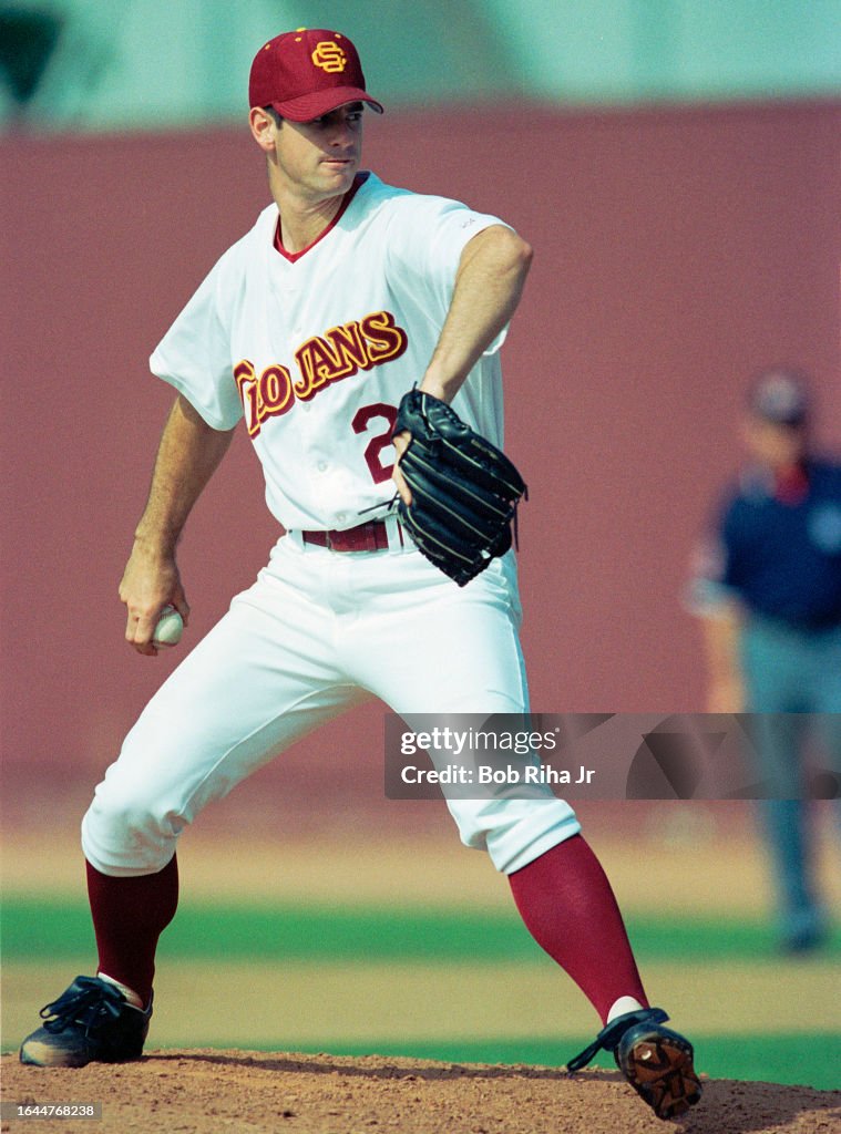 USC Pitcher Mark Prior Game Action