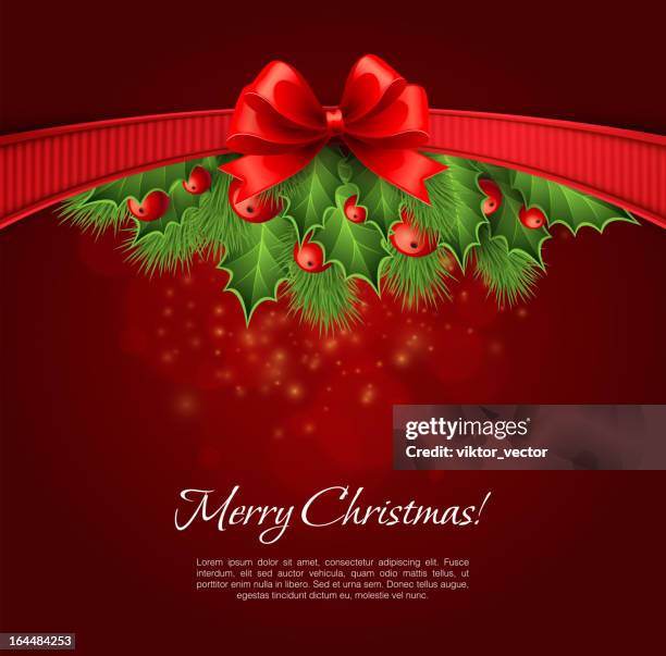 christmas design - pine tree close up stock illustrations