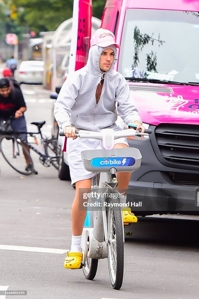 Celebrity Sightings In New York City - August 28, 2023