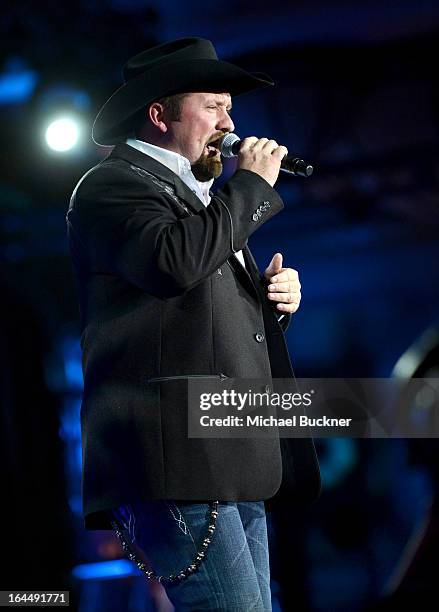 Singer Tate Stevens attends Muhammad Ali's Celebrity Fight Night XIX at JW Marriott Desert Ridge Resort & Spa on March 23, 2013 in Phoenix, Arizona.