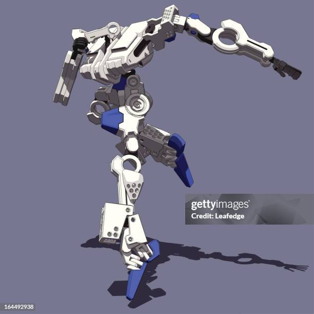 armored loader(guard left view) - front end loader stock illustrations