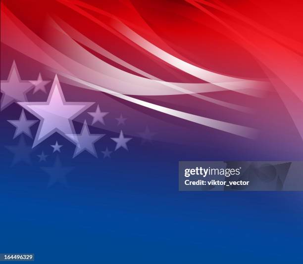 stockillustraties, clipart, cartoons en iconen met abstract background - 4th of july