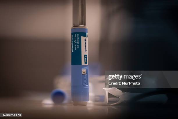 An Ozempic needle injection pen is seen in this illustration photo in Warsaw, Poland on 03 September, 2023.