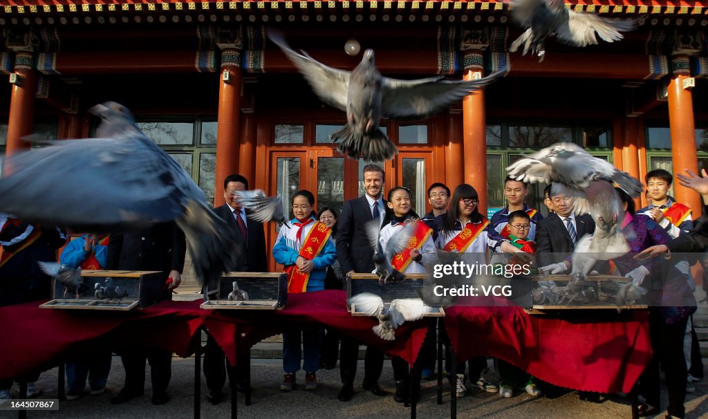 David Beckham Visits Former Residence Of Soong Ching Ling