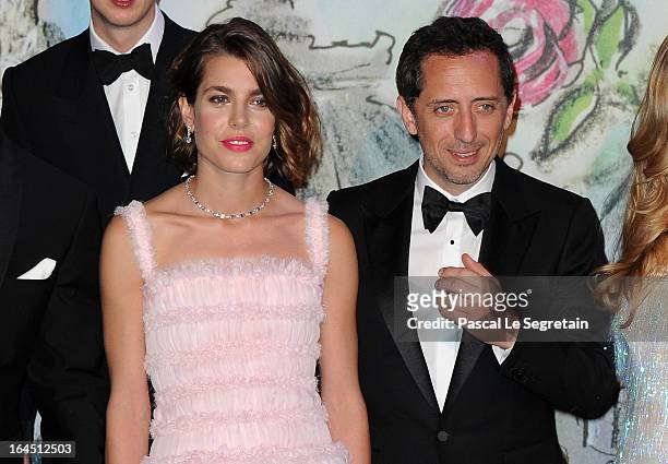 Charlotte Casiraghi and Gad Elmaleh attend 'Bal De La Rose Du Rocher' In Aid Of The Fondation Princess Grace - 150th Anniversary Of The SBM at...