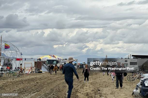 View from Burning Man festival on Sunday, September 3, 2023.