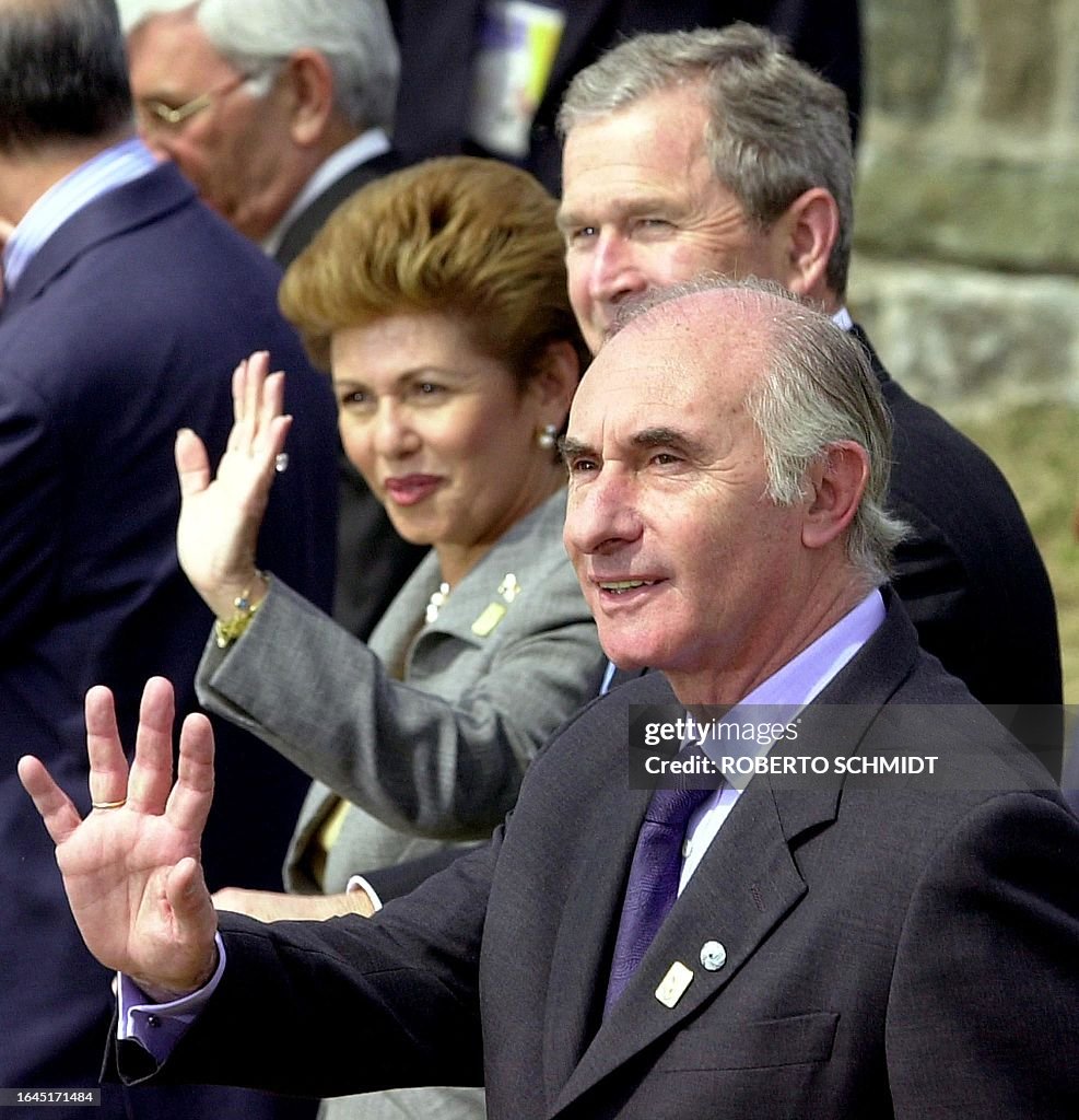 CANADA-SUMMIT-BUSH-DE LA RUA-MOSCOSO
