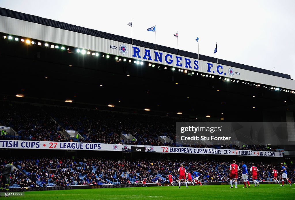 Rangers v Stirling Albion - IRN-BRU Scottish Third Division