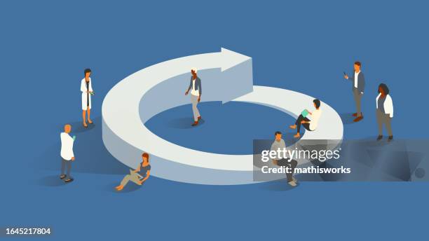 ilustrações de stock, clip art, desenhos animados e ícones de healthcare life cycle - ciclo de vida