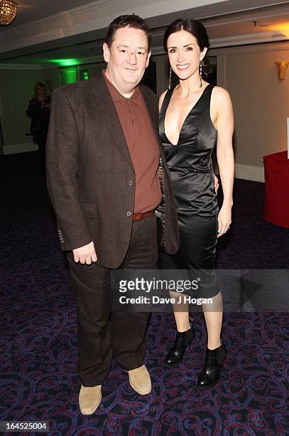 Maia Dunphy and Johnny Vegas attend the Jameson Empire Awards 2013 at Grosvenor House Hotel on March 24, 2013 in London, England.