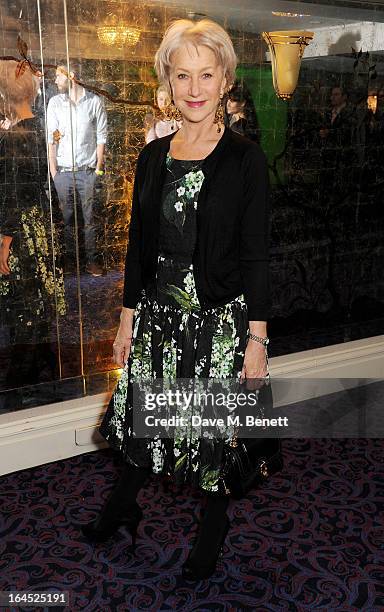 Dame Helen Mirren arrives at the Jameson Empire Awards 2013 at The Grosvenor House Hotel on March 24, 2013 in London, England.