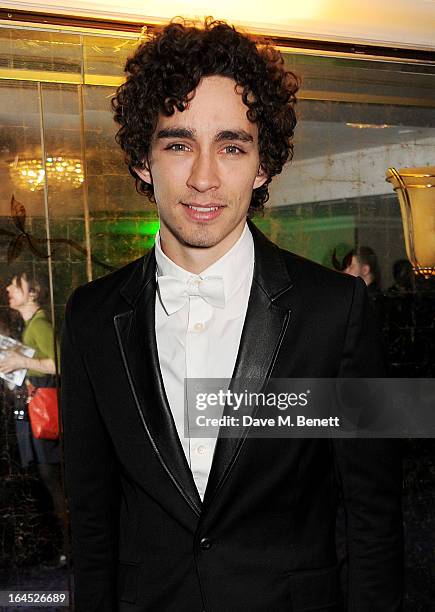 Robert Sheehan arrives at the Jameson Empire Awards 2013 at The Grosvenor House Hotel on March 24, 2013 in London, England.