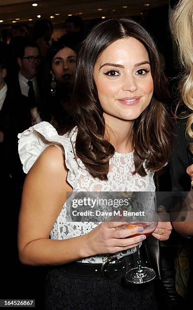 Jenna-Louise Coleman arrives at the Jameson Empire Awards 2013 at The Grosvenor House Hotel on March 24, 2013 in London, England.