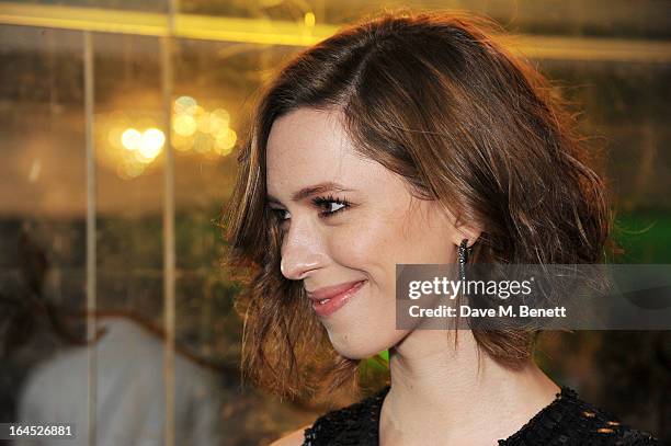 Rebecca Hall arrives at the Jameson Empire Awards 2013 at The Grosvenor House Hotel on March 24, 2013 in London, England.