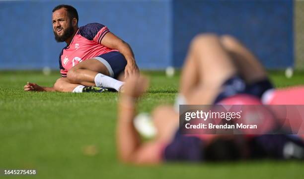 Indre-et-Loire , France - 5 September 2023; Jamison Gibson-Park during an Ireland rugby squad training session at Complexe de la Chambrerie in Tours,...