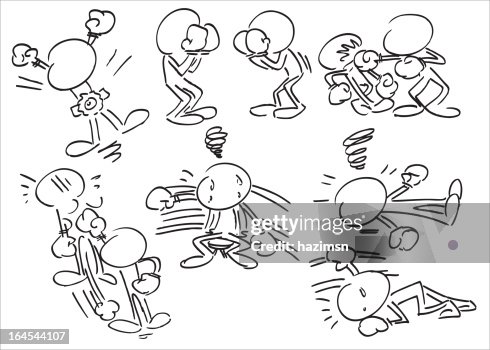 Faceless Character Boxing High-Res Vector Graphic - Getty Images