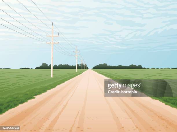 country road - country road stock illustrations