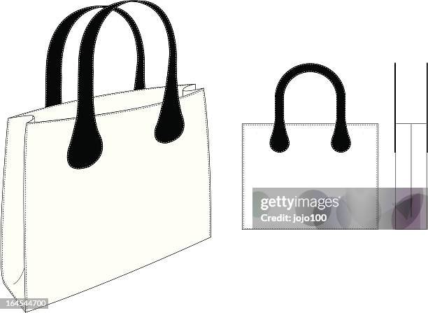 plain holdall bag template - beach bag stock illustrations