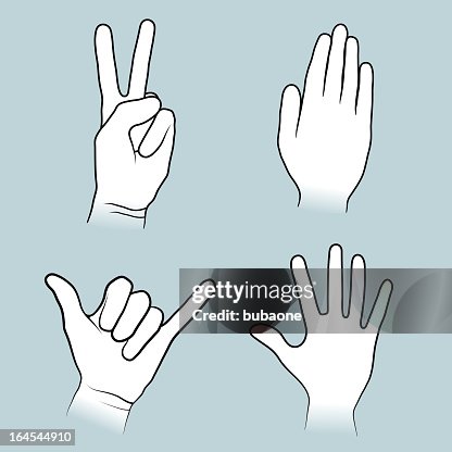 Hand Sign Gestures Collection High-Res Vector Graphic - Getty Images