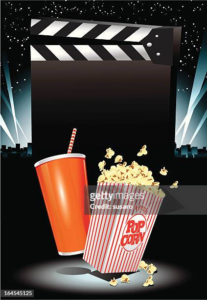 showtime - film premiere stock illustrations