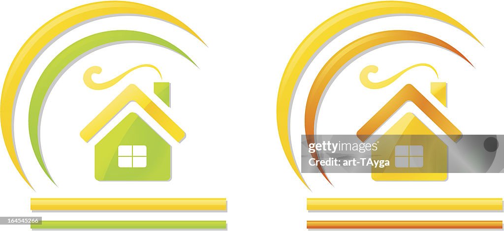 Logo,warm house