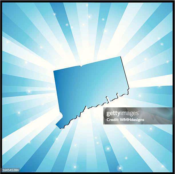 blue connecticut - connecticut stock illustrations