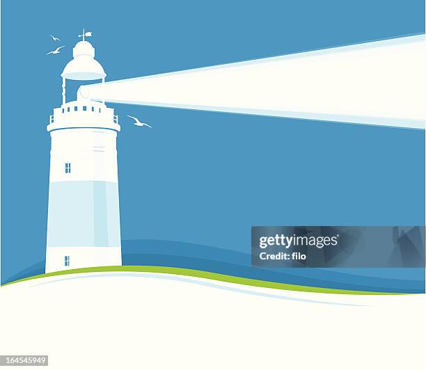 lighthouse - lighthouse beam stock illustrations