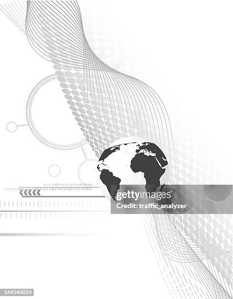 Gray Map Background High Res Illustrations - Getty Images