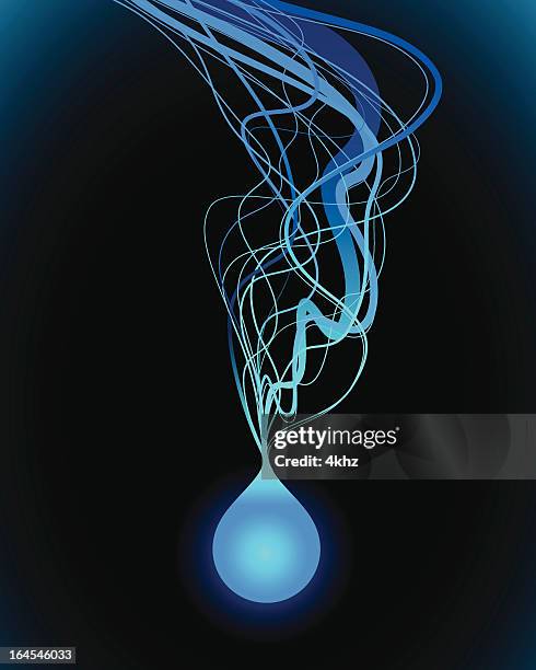 abstract neon drop unity background - reiki stock illustrations