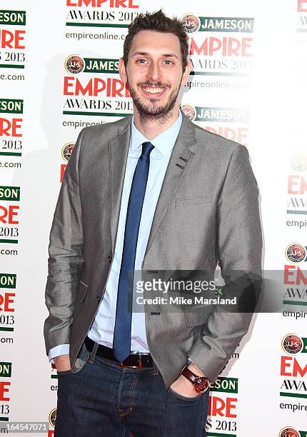 Blake Harrison attends the 18th Jameson Empire Film Awards at Grosvenor House, on March 24, 2013 in London, England.