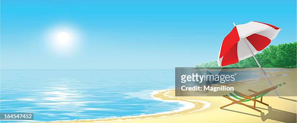 illustrations, cliparts, dessins animés et icônes de la plage - summer landscape