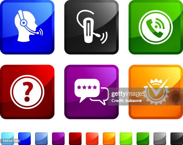 a group of multi-colored icons - black computer engineer stock illustrations