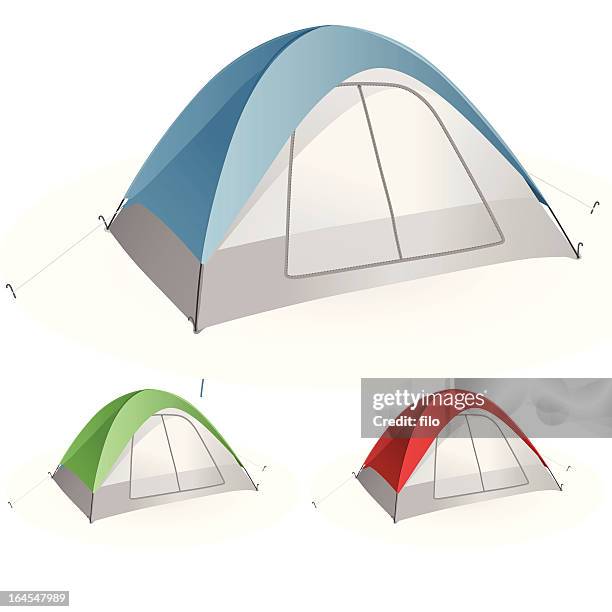 tent - tarpaulin stock illustrations