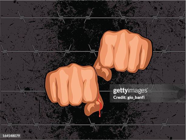 violence - segregation stock illustrations