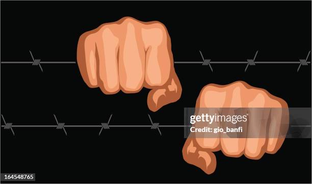 detention - segregation stock illustrations