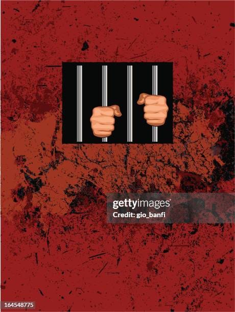 prison - torture stock illustrations