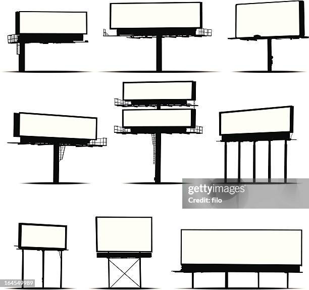 illustrazioni stock, clip art, cartoni animati e icone di tendenza di cartelloni pubblicitari - tabellone