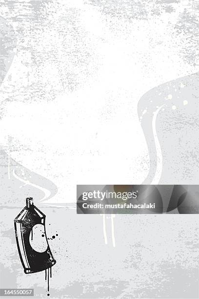 graffiti background - aerosol spray stock illustrations