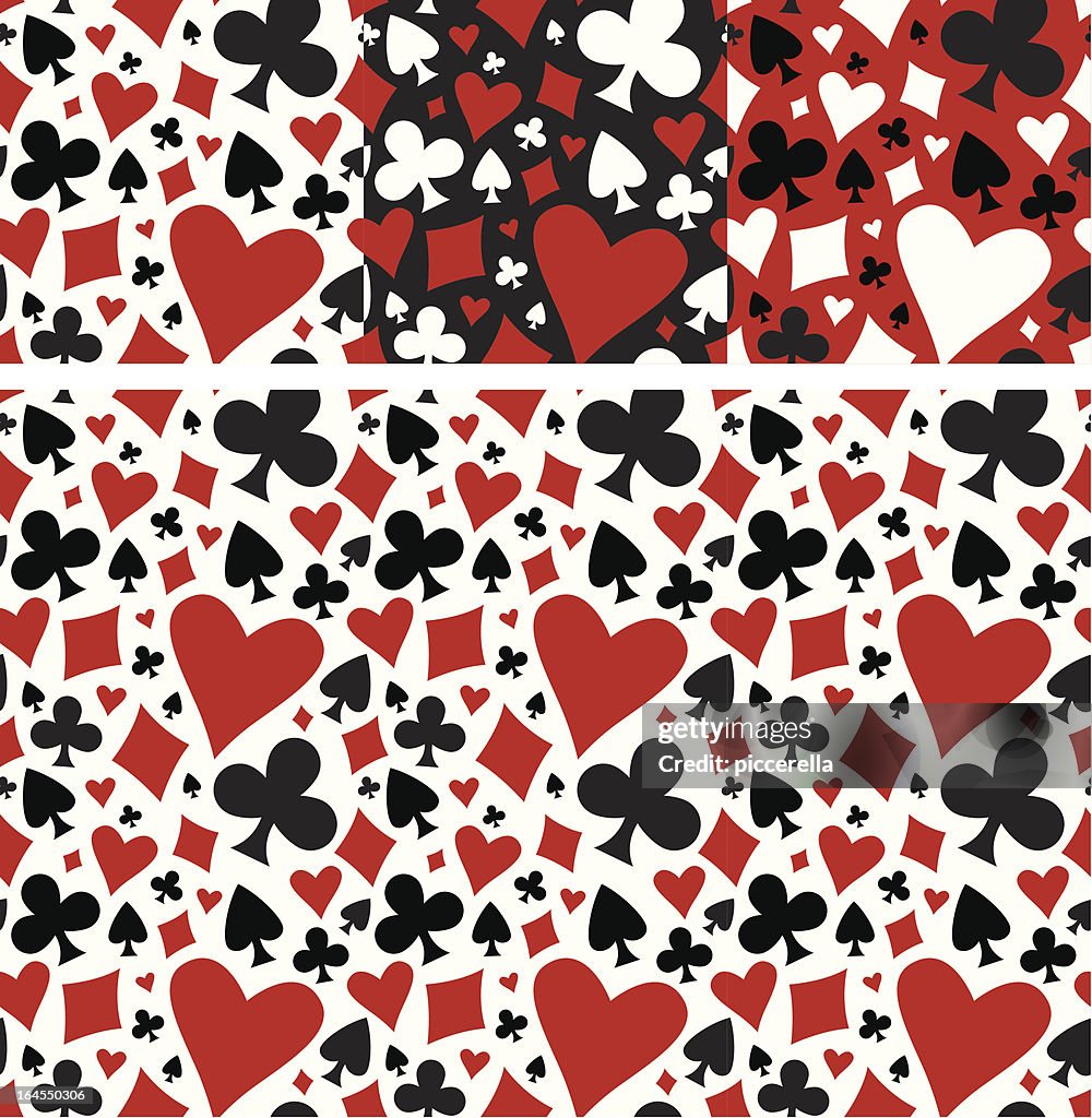 Card Suit Seamless Pattern High-Res Vector Graphic - Getty Images