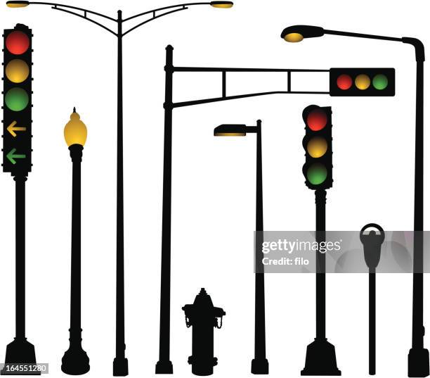 ilustrações de stock, clip art, desenhos animados e ícones de urbano de elementos - boca de incêndio