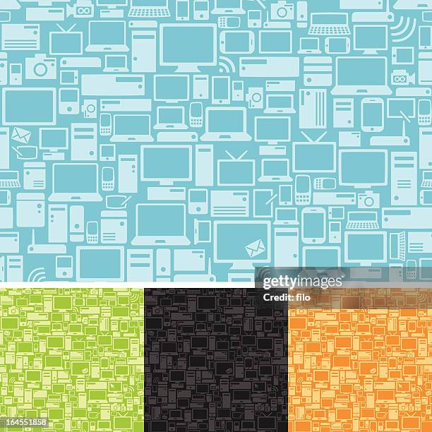 bildbanksillustrationer, clip art samt tecknat material och ikoner med seamless tech background - electrical engineering wallpaper