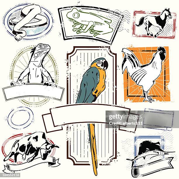 how to sedice toro stamp? - swordfish stock illustrations